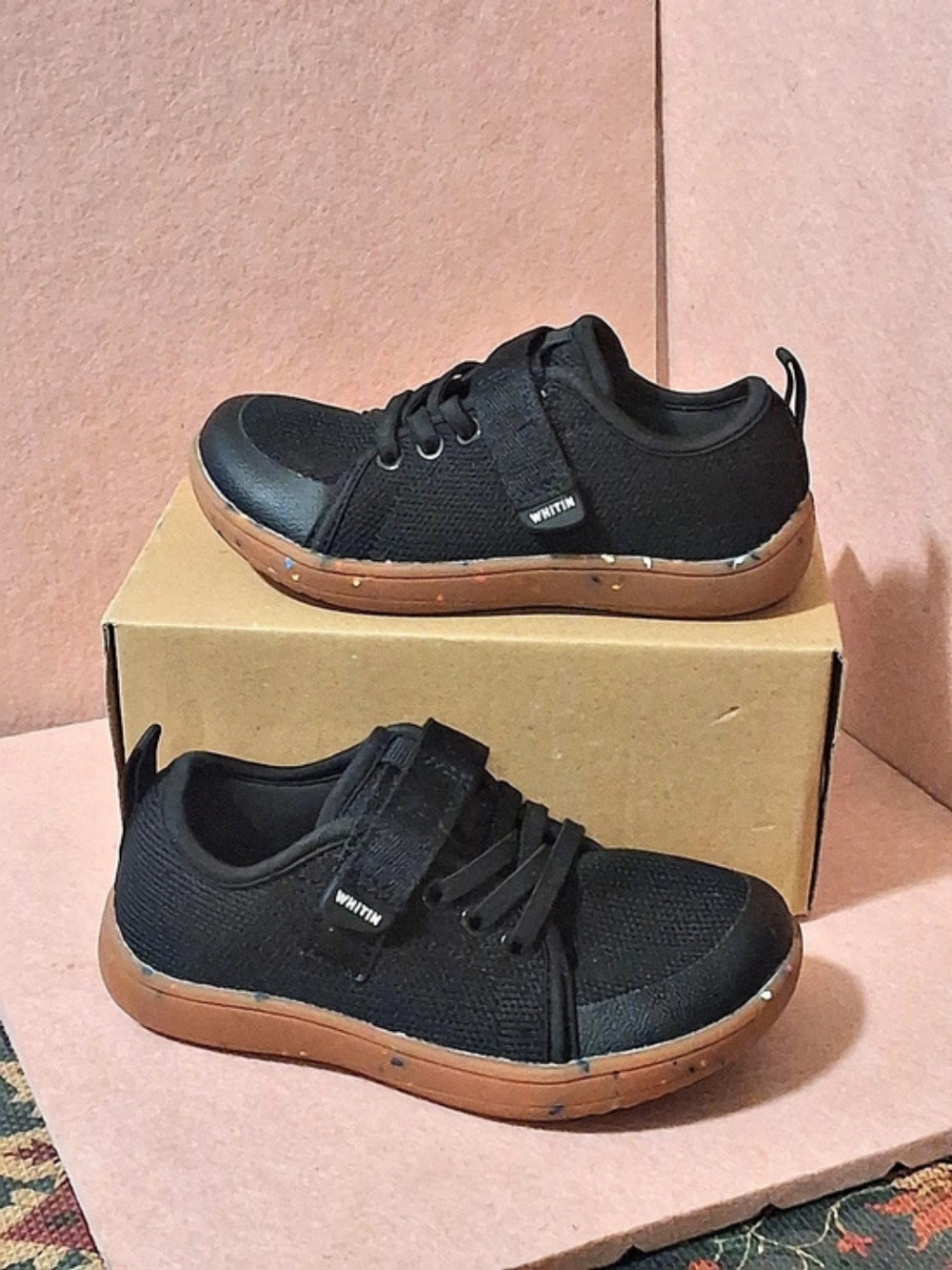 WHITIN Black & Brown Sneakers EU 38